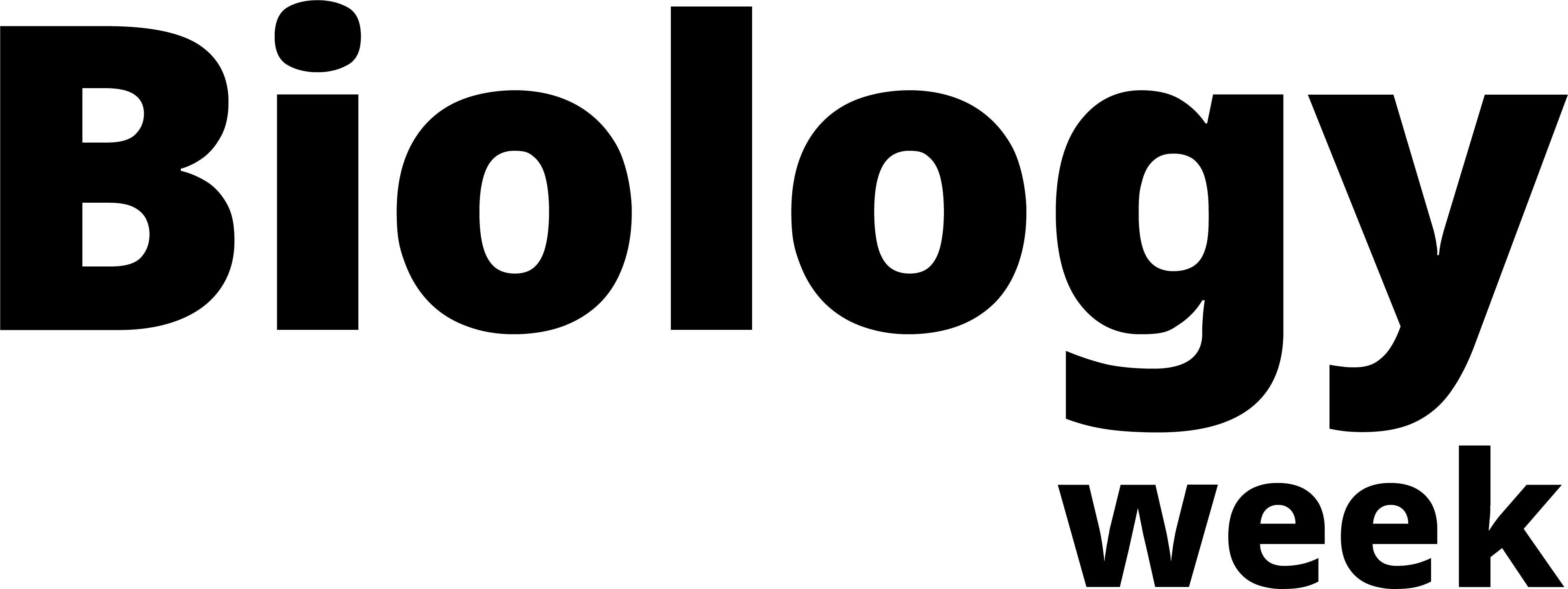 Black logo for Biology Week